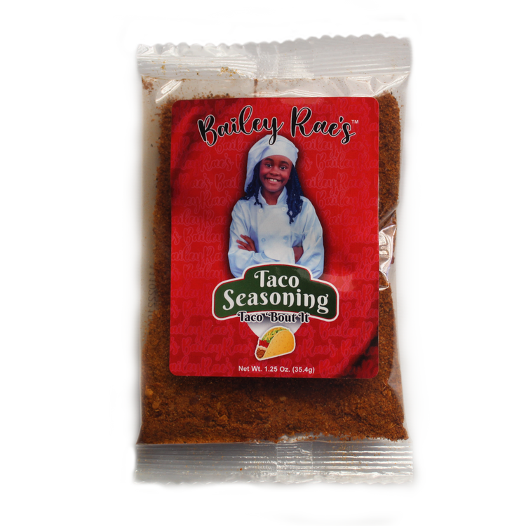Bailey Rae's Taco 'Bout It Taco Seasoning, 1.25 oz.