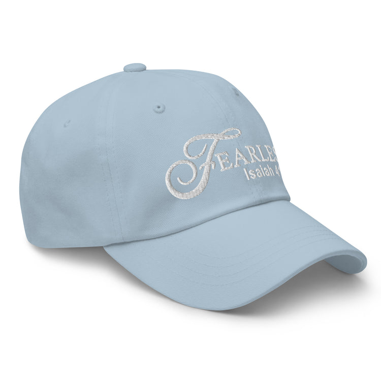 Fearless Dad Hat with Scripture & White Lettering