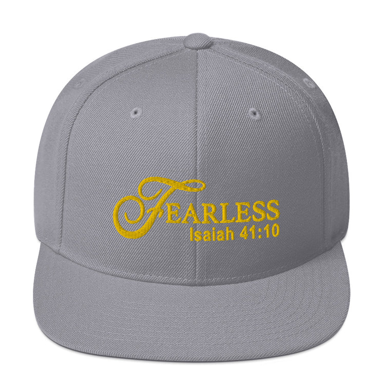 Fearless Snapback Hat with Scripture