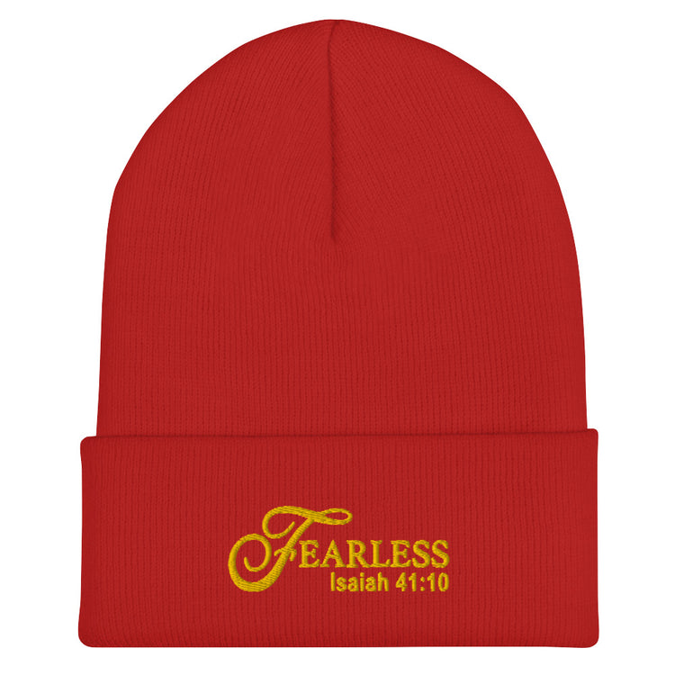 Fearless Beanie with Scripture