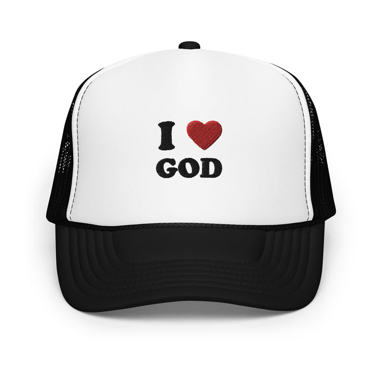 I Heart God Trucker Hat