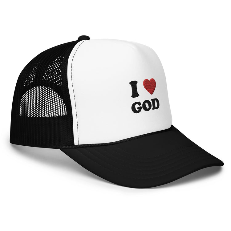 I Heart God Trucker Hat