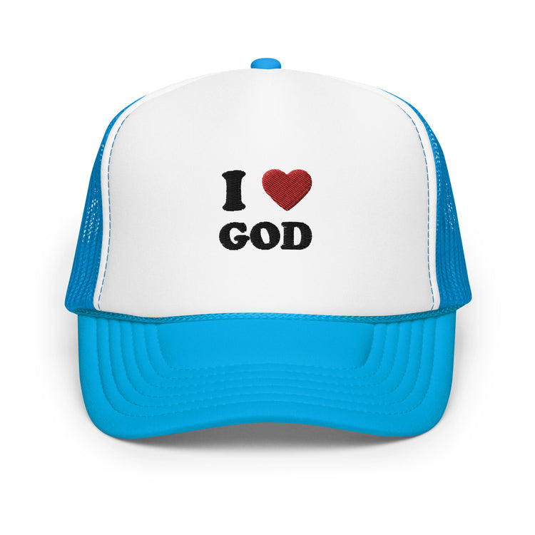 I Heart God Trucker Hat