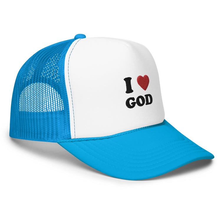 I Heart God Trucker Hat