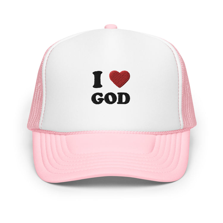 I Heart God Trucker Hat