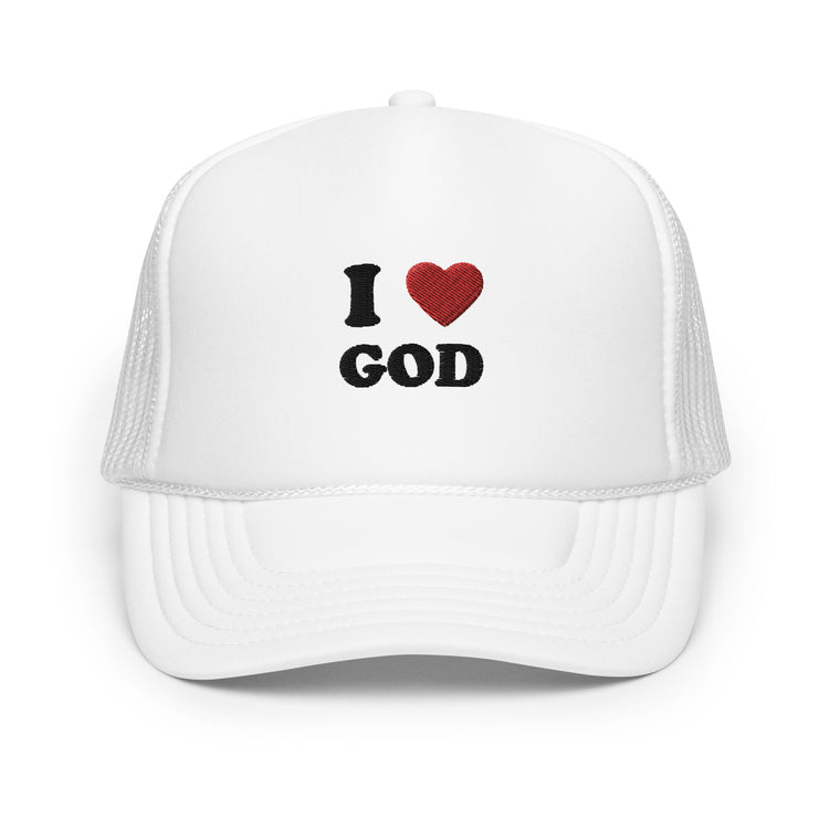 I Heart God Trucker Hat