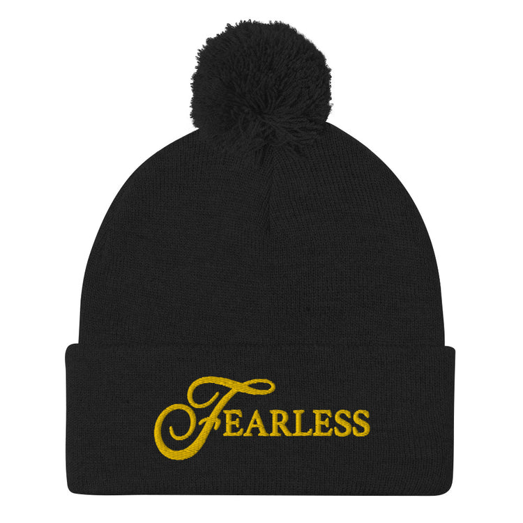 Fearless Pom-Pom Beanie
