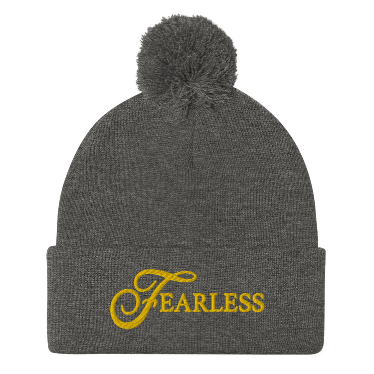 Fearless Pom-Pom Beanie