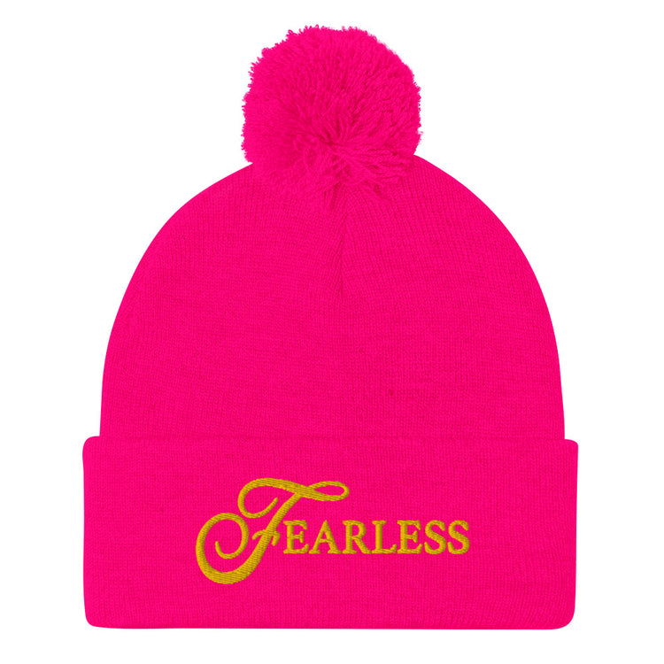 Fearless Pom-Pom Beanie