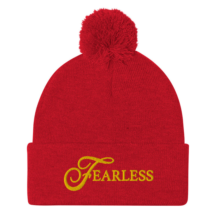 Fearless Pom-Pom Beanie