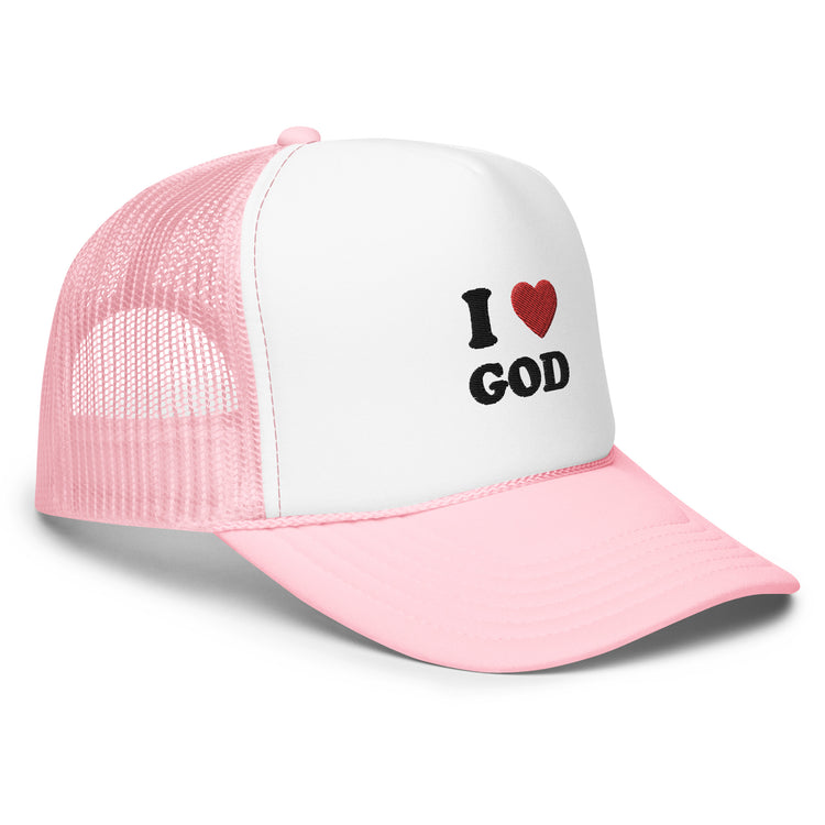I Heart God Trucker Hat