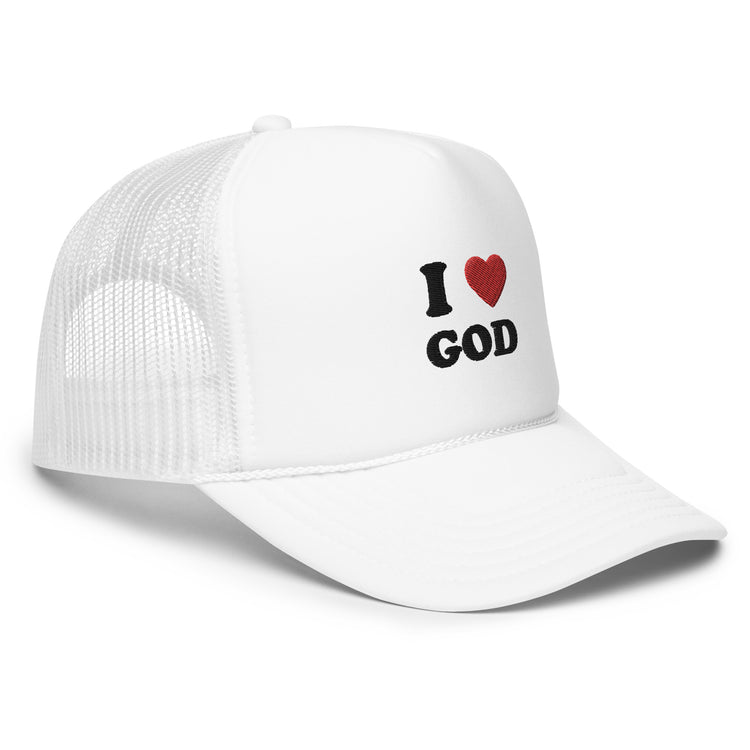 I Heart God Trucker Hat